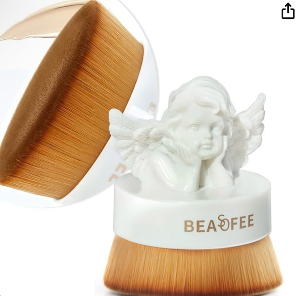 NWT. BEASOFEE Foundation Brush Flat Top. New in sealed box. Makeup Brush Kabuki - Picture 1 of 10